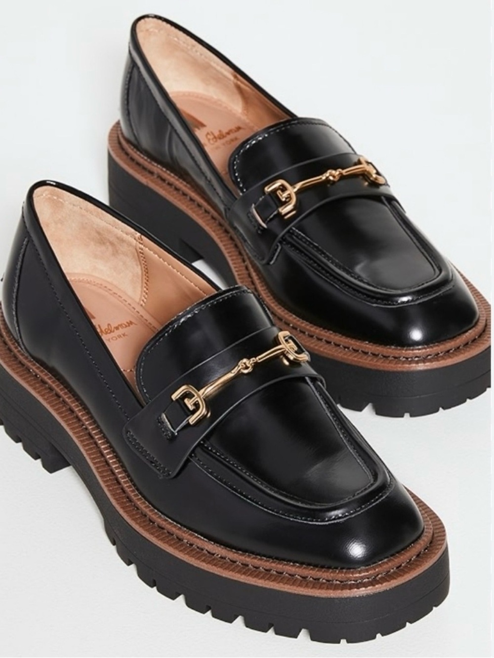 Sam Edelman Laurs Chunky Loafers - Black